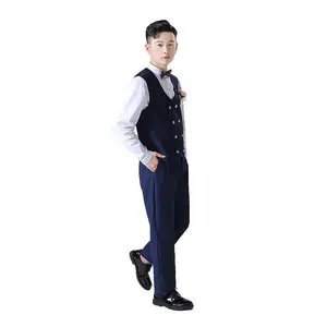 Costumi formali per bambini abiti da sposa per neonato abiti eleganti per bambini uniformi scolastiche per bambini Gentleman Teenager Party Clothes