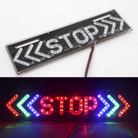 1PC Feu de moto à LED, clignotant STOP, lampe indicatrice de frein, clignotant de direction, feu arrière, 12V, accessoires universels de signalisation