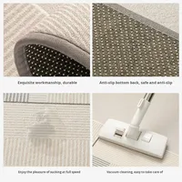 Nacht teppich Schlafzimmer Wohnzimmer Große Boden matte Umwelt freundliche schmutz abweisende wasch bare geometrische Muster verdickt