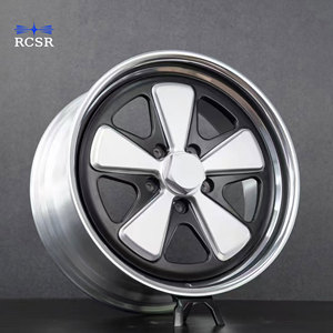 RCSR <span class=keywords><strong>Vintage</strong></span> roue de voiture en alliage d'aluminium personnalisé 5x114.3 5x112 5*130 5 rayons deux pièces jantes forgées pour <span class=keywords><strong>Porsche</strong></span> Taycan - Product Image 3
