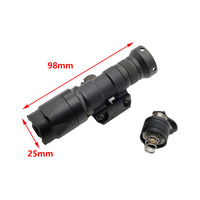 Pointeur laser rouge/vert/bleu en nylon NAGL avec laser IR et lumière blanche, lampe torche LED M300A, interrupteur à pression (SF+2.5) Combo