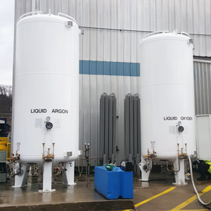 Réservoir de stockage d'hydrogène cryogénique à installation facile 1m3-1000m3 Conteneur de stockage cryogénique d'oxygène liquide pour l'industrie électronique - Product Image 5