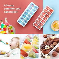 Nouveaux arrivages de moules à sucettes glacées en silicone écologique avec logo personnalisé Sucette glacée en plastique Plateau de fabrication de sucettes glacées pour enfants