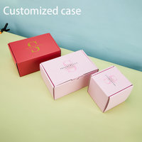 Emballage cadeau en carton ondulé écologique avec impression personnalisée, boîte à courrier pour avion, boîte en papier pour cosmétiques, soins de la peau, vêtements