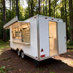 Nouvelle conception de remorque alimentaire remorquable <span class=keywords><strong>Poulet</strong></span> Pizza Doner Kebab Burger Tacos Food Trailer avec équipement de cuisine complet - Product Image 3
