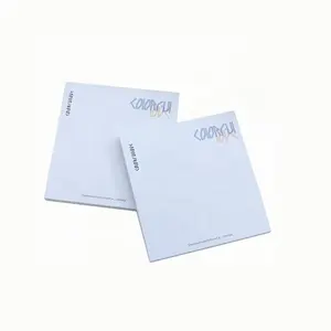 Custom sticky notes memo pad print white paper sticky notes memo pad with company logo name
