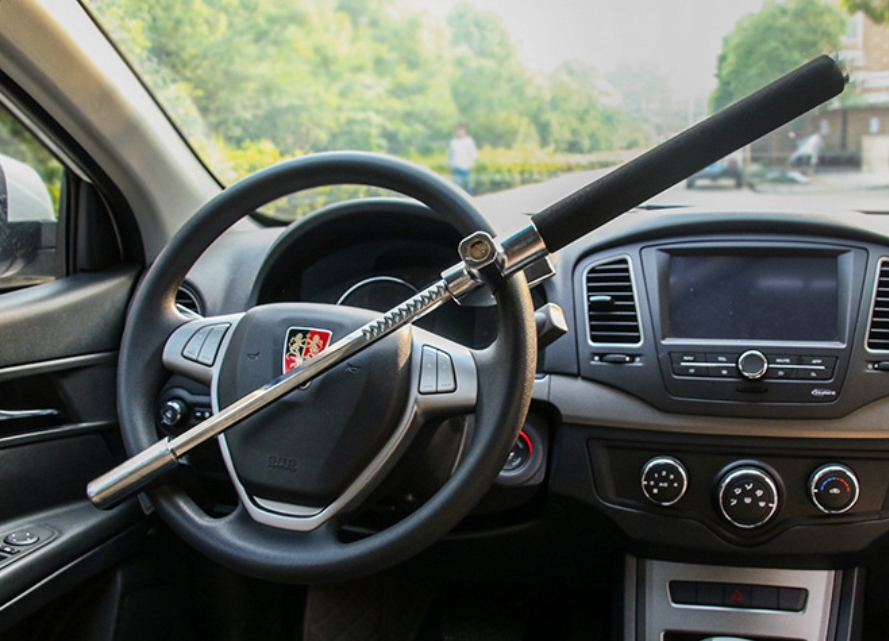 Universal Car Steering Wheel Lock Anti-Theft Device PWL30154 - Heavy Duty Security