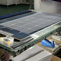 Panneau solaire bifacial monocristallin 630W 640W 650W à double vitrage, module photovoltaïque pour usage agricole et commercial
