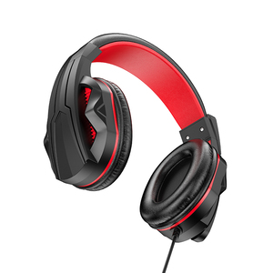 หูฟังเกมมิ่งแบบครอบหู Jokade พร้อมไมโครโฟน สีดำแดง แบบมีสาย 3.5 มม. สำหรับ PC PS4 Xbox - Product Image 3