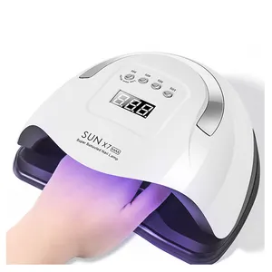 ジェルポリッシュ用プロフェッショナルCCFLUV Led NaILランプラッシュUVランプX7 4タイマーLedランプランパラUVネイルドライヤー