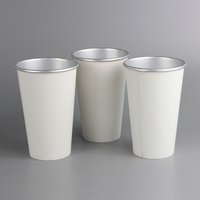 Papier aluminium de qualité alimentaire, 10 pièces, impression simple murale, tasses pour le thé et le café, toute boisson peut être assorties, couvercle
