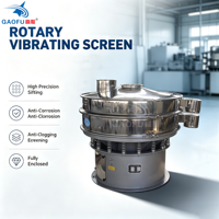 Tamiseur vibrant rotatif certifié CE pour poudres fines, machine de tamisage circulaire pour granulés chimiques