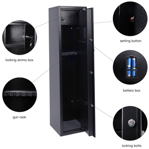 An ninh cao đơn giản Kim Loại Cơ khí khóa súng an toàn hộp - Product Image 4