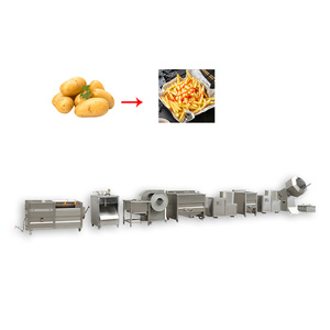 Semi-Automatic 50kg/H <b>Mini</b> Capacity Potato Chips Production Line Electric with <b>Fryer</b> and Dehydrator - Product Image 3