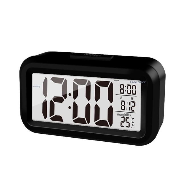 Manufacturer Wholesale Electronic Alarm Clocks Desktop Bedside Small Smart Thermometer Glow-in-the-dark 24-Hour Indication
