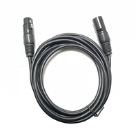 Câble audio XRL M-F, type d'assemblage métallique, OEM, couleur rouge et bleue, câble de haut-parleur, 3 cœurs, câble XLR mâle vers mâle, projecteur multimédia