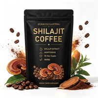 Mélange de café instantané puissant à base de shilajit et d'adaptogènes pour la vitalité et l'énergie masculines