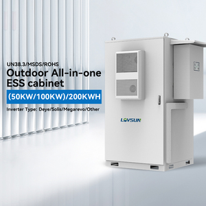 IP65กลางแจ้ง50kw ทั้งหมด100KW 200kwh 100kwh ระบบพลังงานแสงอาทิตย์แบบ bess ตู้เก็บพลังงาน200kwh 100KW แบตเตอรี่ลิเธียม - Product Image 2