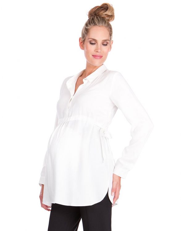 XL M talla S XXL Central Chic Camiseta de manga larga para mujer de maternidad y lactancia materna L
