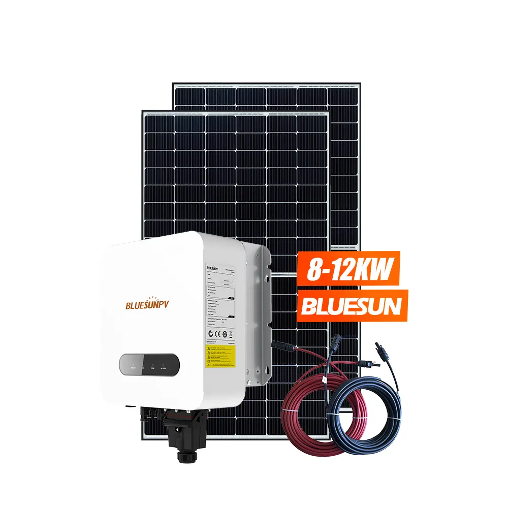 태양 에너지 전기 태양열 시스템 최고의 태양 광 발전소 1 mw 5mw 10mw 그리드 정원용 태양 에너지