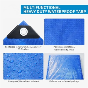 <span class=keywords><strong>Bâche</strong></span> PVC robuste YRH Factory Chine, imperméable, 20x30 pieds, en tissu HDPE anti-ouragan, pour événements, en rouleau - Product Image 3