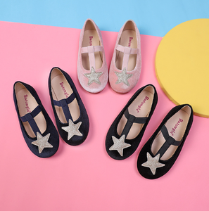 Nuovi arrivi elegante stella in pelle scamosciata bambini <span class=keywords><strong>ballerine</strong></span> ragazze scarpe Casual piatte Slip On scarpe eleganti <span class=keywords><strong>per</strong></span> bambini - Product Image 2