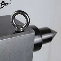 Tailstock Manual Ringan Tiger Cnc NT-400 untuk Meja Putar 4 Axis, Meja Indexing, Tailstock Manual Kekakuan Tinggi