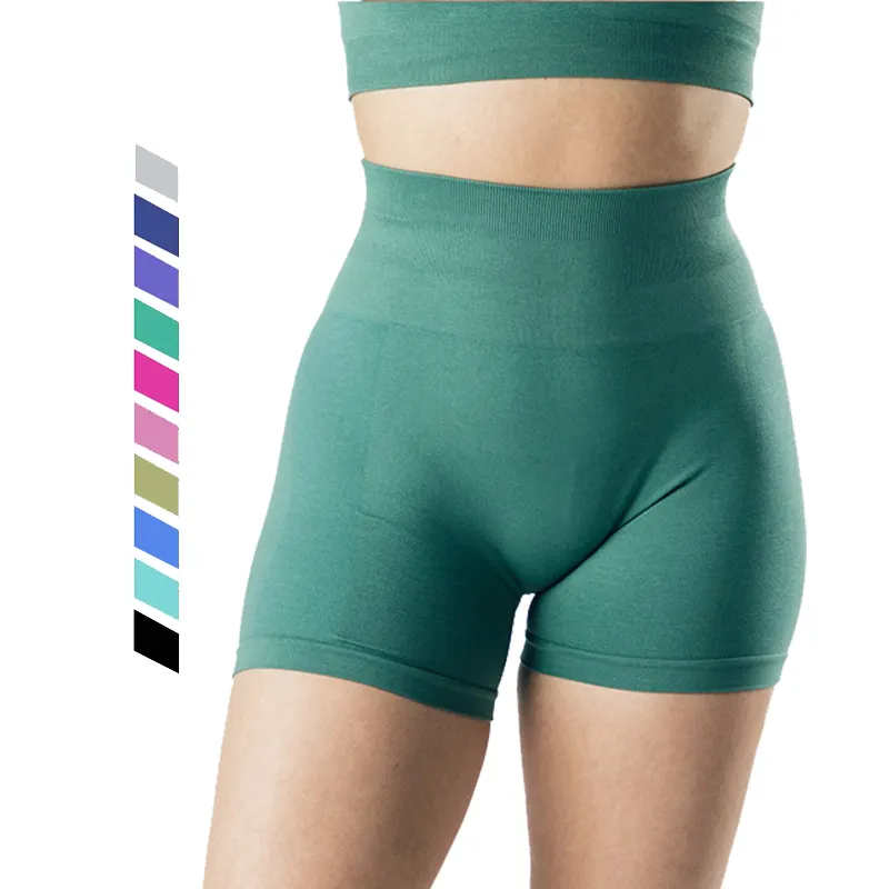 Frauen Fitness studio Laufen Fitness Sportswear Yoga Bike Shorts Scrunch Butt Lift Damen Elegante Kompression Yoga Jogging Shorts