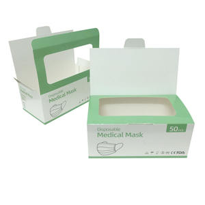 Boîte d'emballage personnalisée pour <span class=keywords><strong>masque</strong></span> facial, boîtes pliantes en carton blanc pour <span class=keywords><strong>masque</strong></span> <span class=keywords><strong>chirurgical</strong></span> jetable - Product Image 1