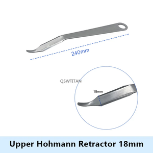Retraktor <span class=keywords><strong>Hohmann</strong></span> Stainless Steel untuk instrumen bedah ortopedi anggota tubuh atas bawah - Product Image 5