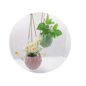 <span class=keywords><strong>Vase</strong></span> en céramique <span class=keywords><strong>à</strong></span> suspendre <span class=keywords><strong>au</strong></span> <span class=keywords><strong>mur</strong></span> de style nordique pour décor de cour extérieure - Product Image 3