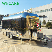 WECARE Carritos Foodtruck Pizza Ice Cream Truck Hotdog Dessert Gelato Cart Mobile Coffee Bar Food Trailer Cuisine entièrement équipée