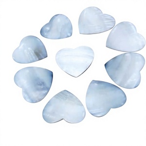 Attractive Natural Organic Mother of Pearl Doublet Gemstone IGI Certified High Quality Heart Cut Carving Necklace Jewelry - Product Image 1