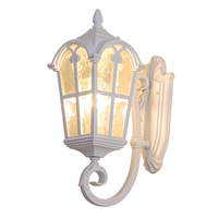 Lampe murale LED moderne et antique pour extérieur, jardin, villa, en aluminium et verre, étanche, pour terrasse et cour, lumière chaude 3500K