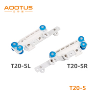 Support de rail de rideau motorisé et manuel, pour rideaux à plis ondulés (S-Wave) et glisseurs de rideaux standard, sans interstice lumineux - Vente en gros