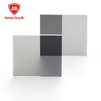Plaque en acrylique coulé noir et blanc JM 1220x2440mm et 2050x3050mm, plaque PMMA avec services de découpe et de moulage
