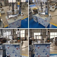 Máquina para Hacer Pan Plano Comercial de Alta Capacidad, Máquina Industrial para Pan Árabe Pita, Rodillo Eléctrico Automático para Masa de Pizza 304