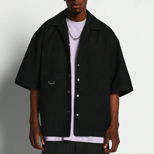 <span class=keywords><strong>Camicia</strong></span> in Denim Vintage con colletto squadrato - Product Image 4