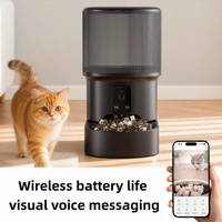 Comedero Inteligente con Control Remoto por Video y Temporizador, de Acero Inoxidable y Gran Capacidad, Compatible con Aplicaciones