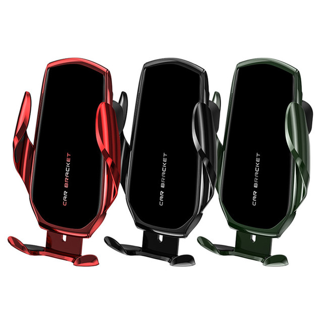 Rotatable Gravity Sensor Stand Anti-Slip Smart Phone Holder Automatic Tightening Bracket Compatible Huawei P50 iPhone Car Holder