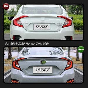 Par de Luces Traseras LED para Honda Civic Sedán de 10.ª Generación 2016-2021, Luces de Freno - Product Image 2