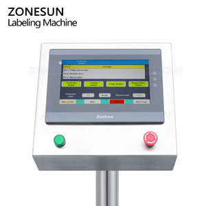Machine d'étiquetage automatique ZONESUN ZS-TB163PO entièrement électrique avec impression en temps réel pour pochettes, cartes en papier et surfaces planes supérieures - Product Image 2