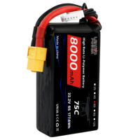 Аккумулятор LiPo 6S 22.2V для FPV дронов VANT, 5200мАч, 8000мАч, 9500мАч, 75C, для БПЛА и квадрокоптеров