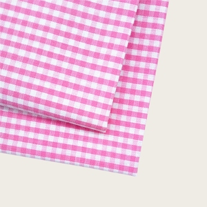 Rouleau de tissu en coton pur 40s, tissage uni, teint en fil, à carreaux, pour la confection de chemises et de robes - Product Image 3