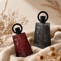 Flacon de parfum vide de luxe en verre de 100 ml, forme triangulaire, personnalisable, Anding Stock