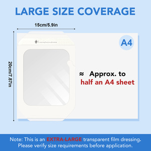 แผ่นปิดแผลใส SEFUDUN ขนาด 5.9 นิ้ว x 7.87 นิ้ว สำหรับยึดสายสวน เครื่องมือวัด และหัววัด - Product Image 6