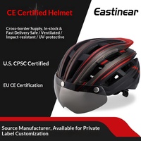Casque de sécurité pour le cyclisme avec ventilation et protection solaire pour VTT, utilisation en extérieur et sur route
