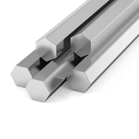 Barras Redondas Sólidas de Acero Hexagonal de Alta Calidad con Dimensiones de 2 mm, 3 mm, 6 mm, 201, 303, 304, 310, 316, 321, 420.