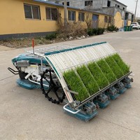 Transplanteur de riz économique avec machine à planter le riz robuste pour les petites exploitations.