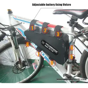 48 V 20 Ah 24 Ah E-Bike Dreieck-Akutüte Dreieck-Akku 48 V 28 A mit Ladegerät für Bafang Motor